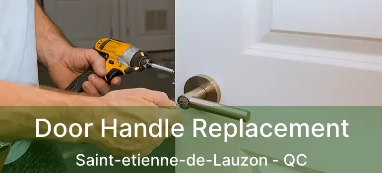  Door Handle Replacement Saint-etienne-de-Lauzon - QC