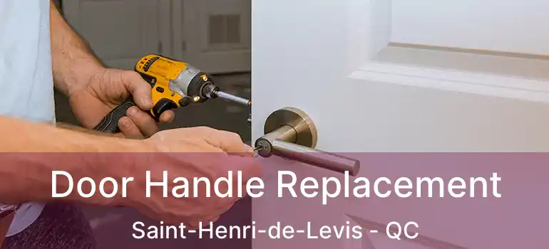 Door Handle Replacement Saint-Henri-de-Levis - QC