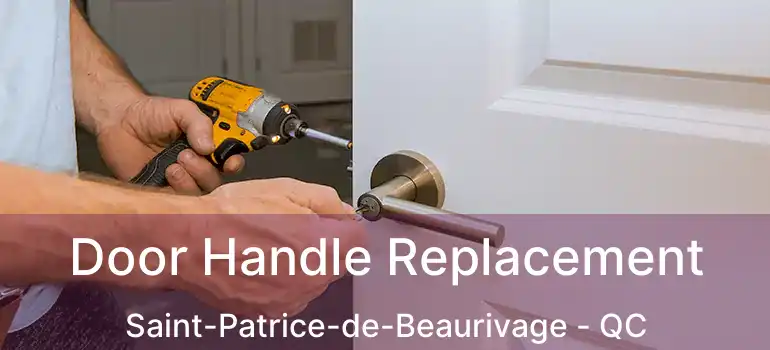  Door Handle Replacement Saint-Patrice-de-Beaurivage - QC