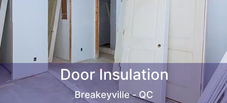  Door Insulation Breakeyville - QC
