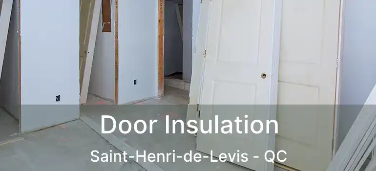  Door Insulation Saint-Henri-de-Levis - QC