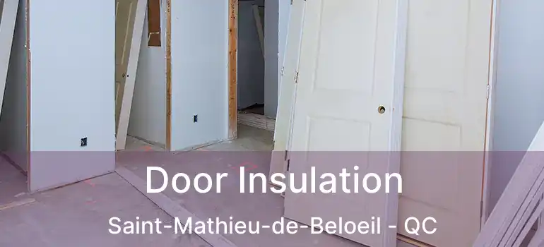  Door Insulation Saint-Mathieu-de-Beloeil - QC