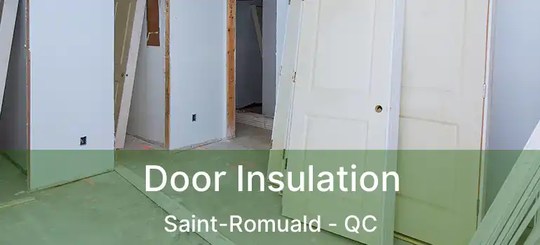  Door Insulation Saint-Romuald - QC
