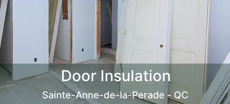  Door Insulation Sainte-Anne-de-la-Perade - QC
