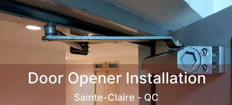  Door Opener Installation Sainte-Claire - QC