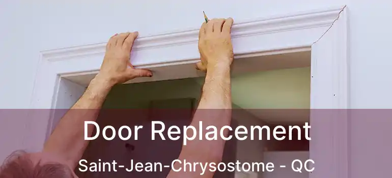  Door Replacement Saint-Jean-Chrysostome - QC