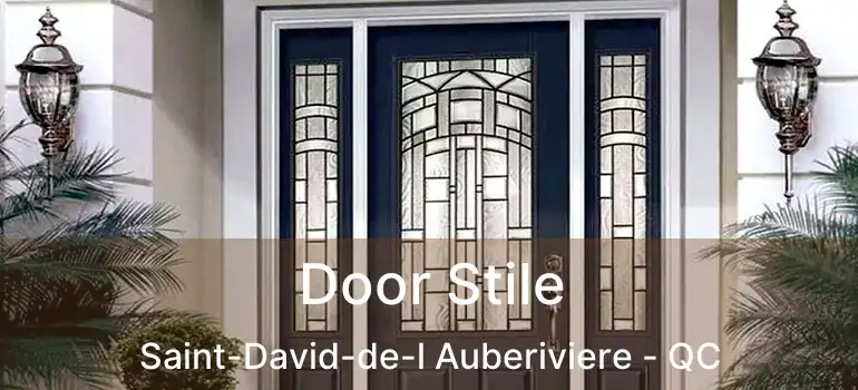  Door Stile Saint-David-de-l Auberiviere - QC