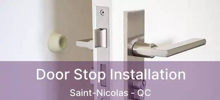 Door Stop Installation Saint-Nicolas - QC