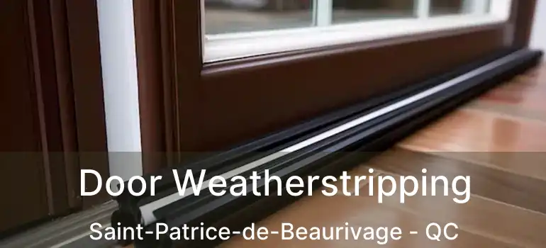  Door Weatherstripping Saint-Patrice-de-Beaurivage - QC
