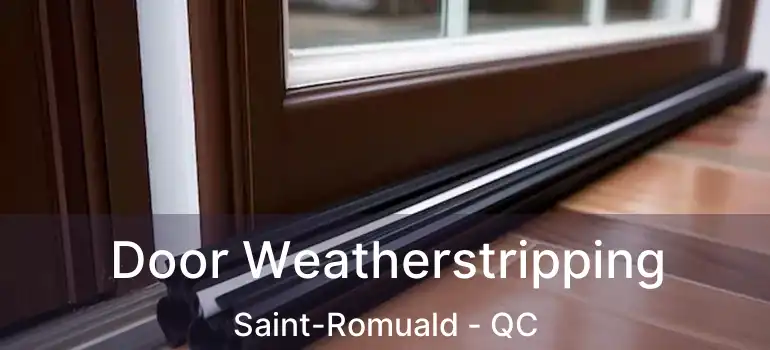  Door Weatherstripping Saint-Romuald - QC
