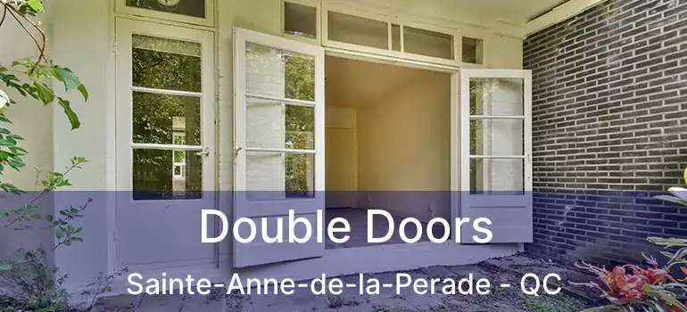  Double Doors Sainte-Anne-de-la-Perade - QC
