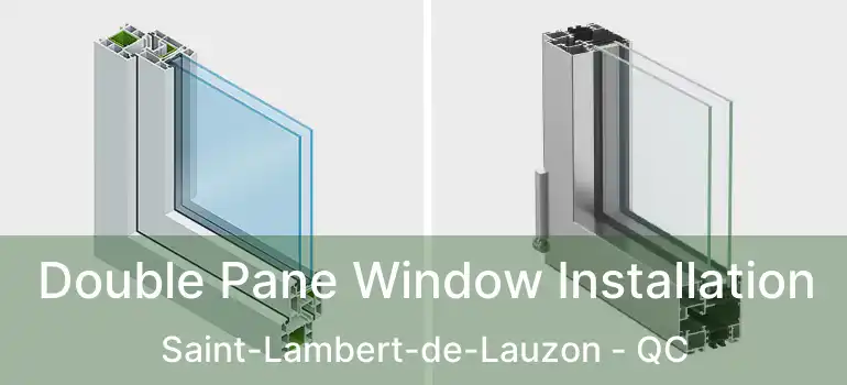  Double Pane Window Installation Saint-Lambert-de-Lauzon - QC