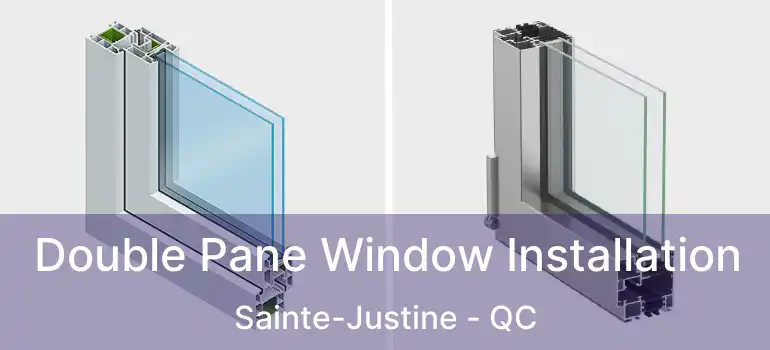  Double Pane Window Installation Sainte-Justine - QC