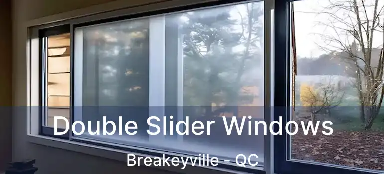  Double Slider Windows Breakeyville - QC