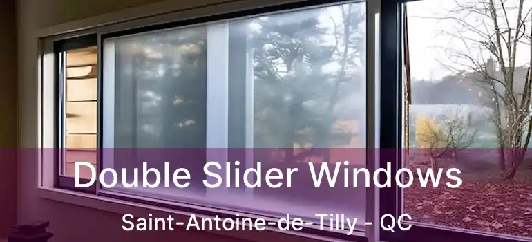  Double Slider Windows Saint-Antoine-de-Tilly - QC