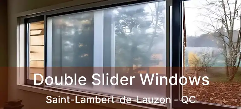  Double Slider Windows Saint-Lambert-de-Lauzon - QC