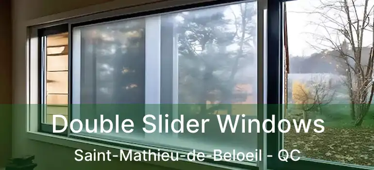  Double Slider Windows Saint-Mathieu-de-Beloeil - QC