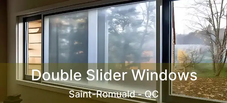  Double Slider Windows Saint-Romuald - QC
