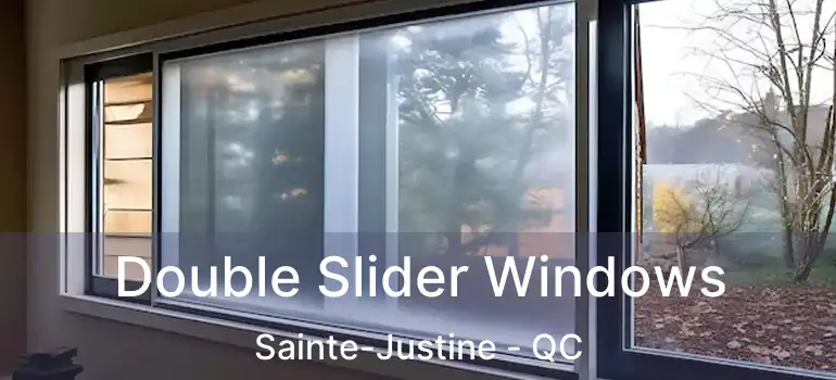  Double Slider Windows Sainte-Justine - QC