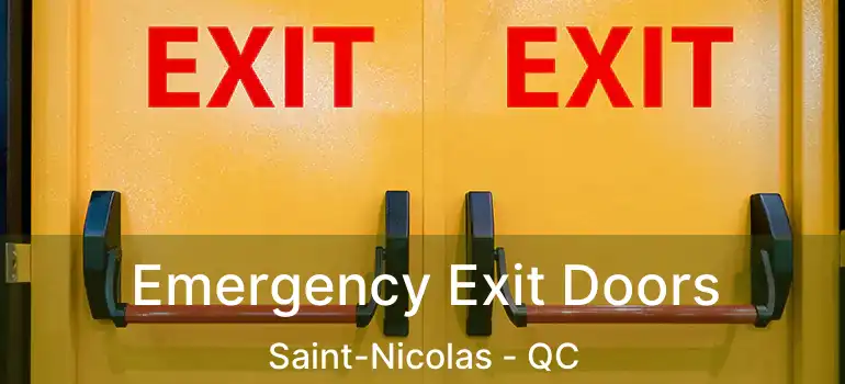  Emergency Exit Doors Saint-Nicolas - QC