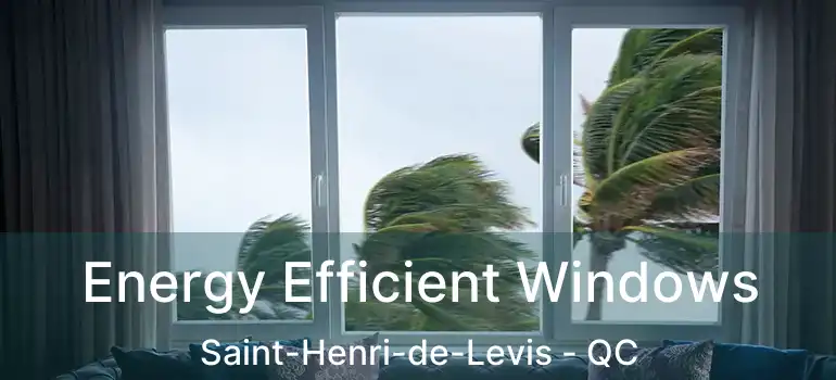  Energy Efficient Windows Saint-Henri-de-Levis - QC