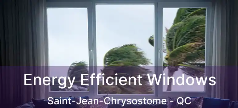  Energy Efficient Windows Saint-Jean-Chrysostome - QC