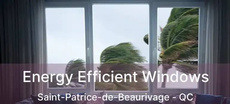  Energy Efficient Windows Saint-Patrice-de-Beaurivage - QC