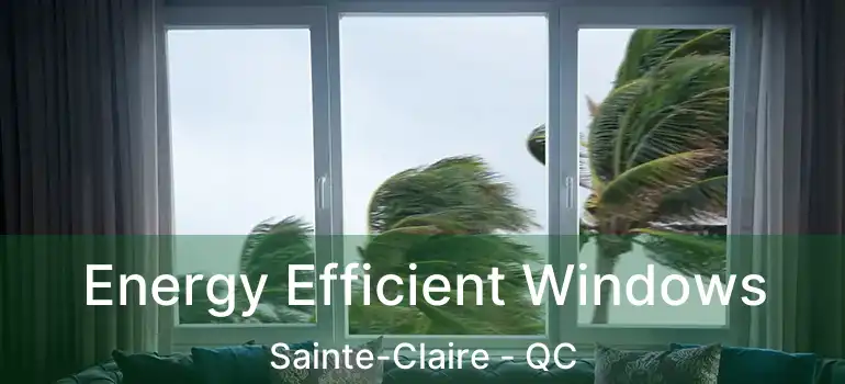  Energy Efficient Windows Sainte-Claire - QC