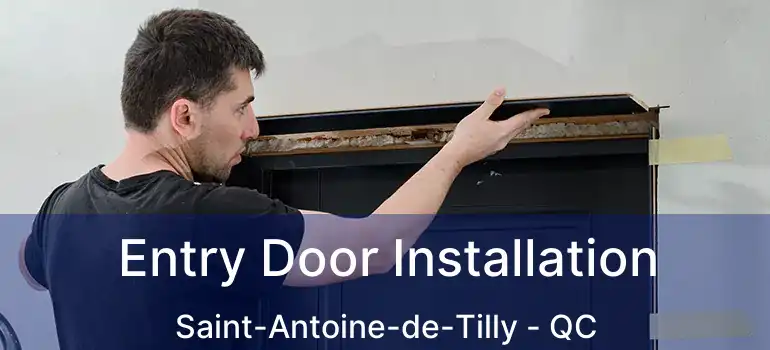  Entry Door Installation Saint-Antoine-de-Tilly - QC