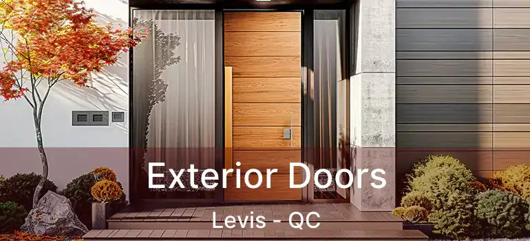  Exterior Doors Levis - QC