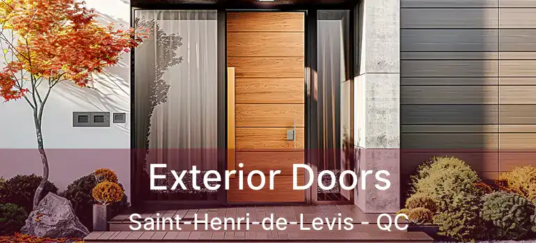  Exterior Doors Saint-Henri-de-Levis - QC