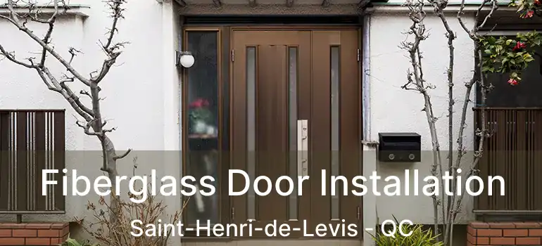  Fiberglass Door Installation Saint-Henri-de-Levis - QC