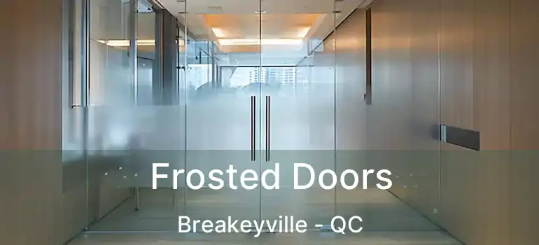  Frosted Doors Breakeyville - QC