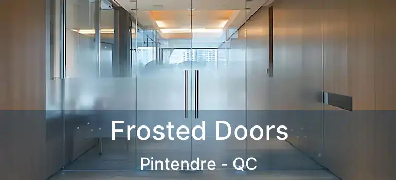  Frosted Doors Pintendre - QC