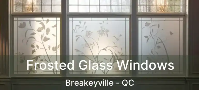  Frosted Glass Windows Breakeyville - QC
