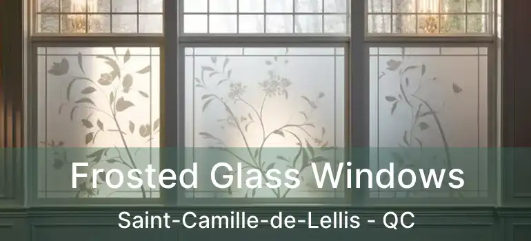  Frosted Glass Windows Saint-Camille-de-Lellis - QC