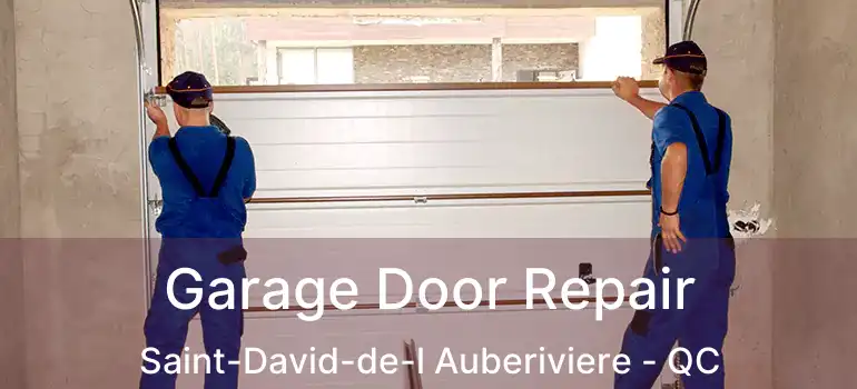  Garage Door Repair Saint-David-de-l Auberiviere - QC