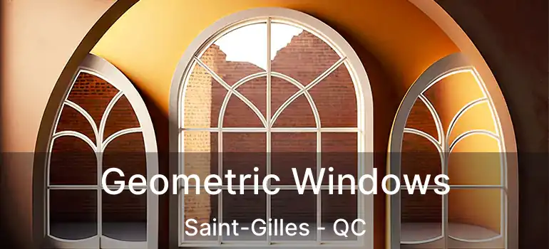  Geometric Windows Saint-Gilles - QC