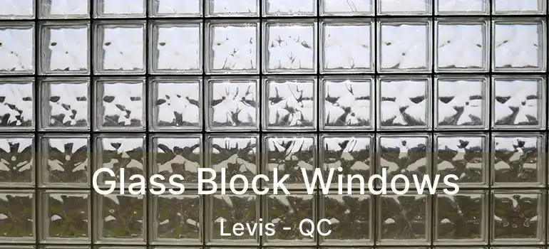  Glass Block Windows Levis - QC