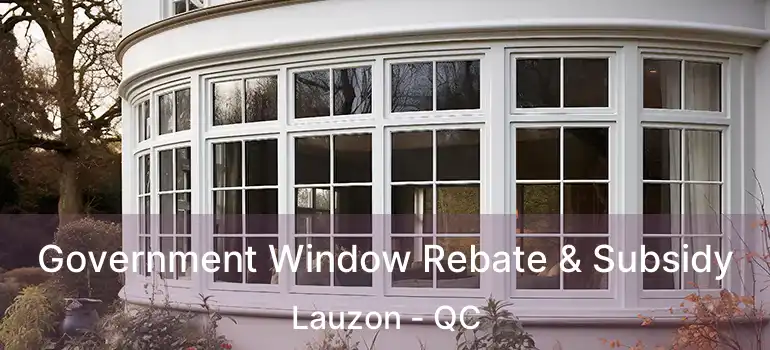  Government Window Rebate & Subsidy Lauzon - QC