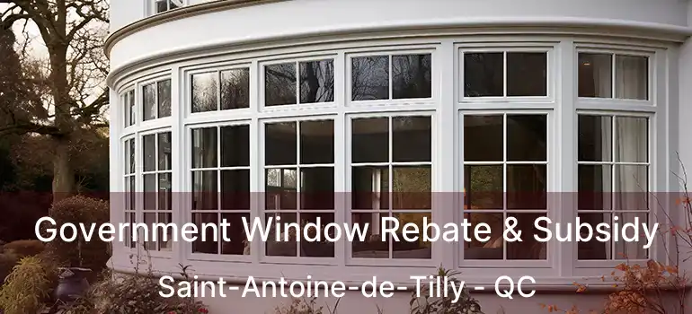  Government Window Rebate & Subsidy Saint-Antoine-de-Tilly - QC