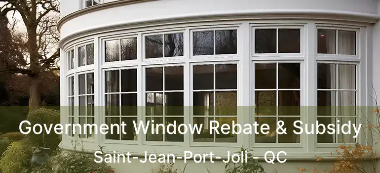  Government Window Rebate & Subsidy Saint-Jean-Port-Joli - QC