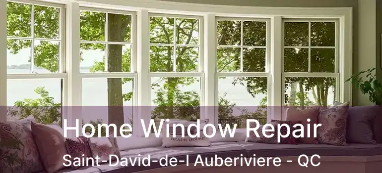  Home Window Repair Saint-David-de-l Auberiviere - QC