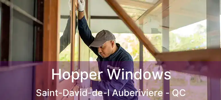  Hopper Windows Saint-David-de-l Auberiviere - QC