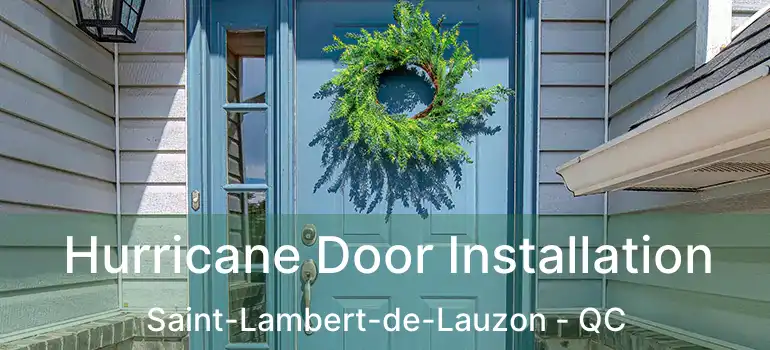  Hurricane Door Installation Saint-Lambert-de-Lauzon - QC