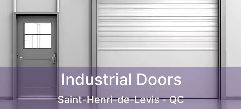  Industrial Doors Saint-Henri-de-Levis - QC