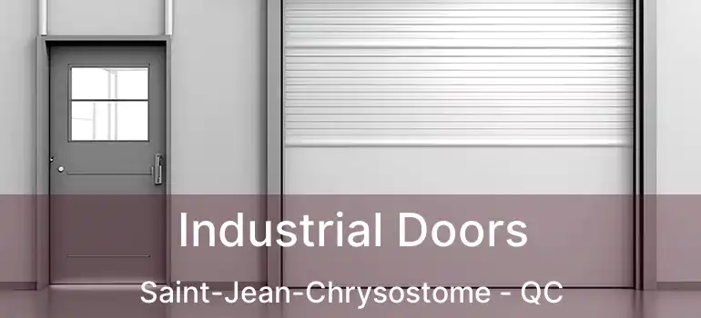  Industrial Doors Saint-Jean-Chrysostome - QC