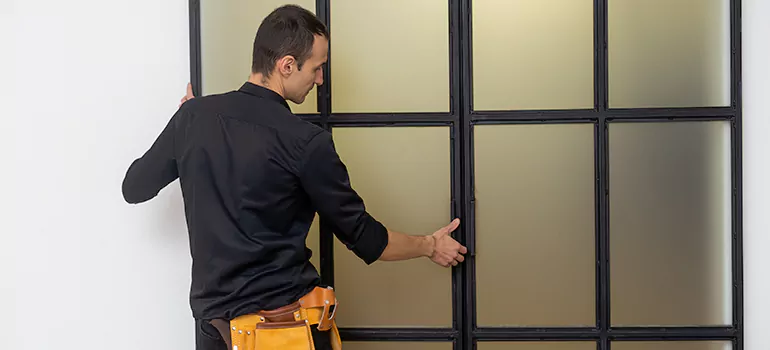 Patio French door installation in Levis, QC