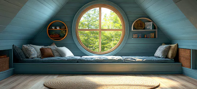 Custom Round Windows in Levis, Quebec