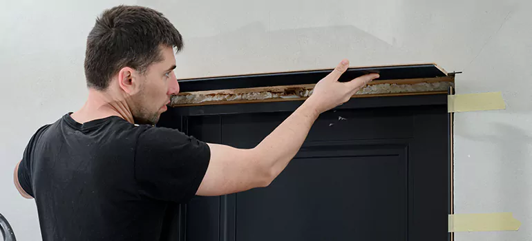 Wood Door Hole Repair in Levis, QC